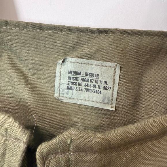 Military Mounted Crewmen and Airmen Insulated Overalls Green Medium - Picture 4 of 9